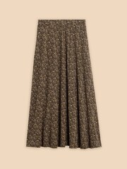 White Stuff Black EcoVero™ Jada Maxi Skirt - Image 5 of 7