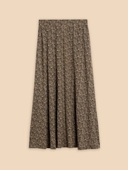 White Stuff Black EcoVero™ Jada Maxi Skirt - Image 6 of 7