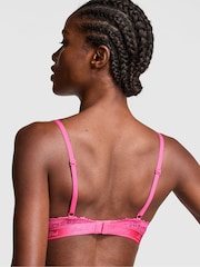 Roze met rozen - Victoria's Secret PINK lichtgevoerde balconette-beha met kant - Image 2 of 4