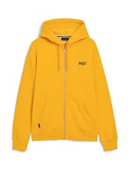 Superdry Yellow Gold Essential Logo Zip-Up Hoodie - Image 4 of 6