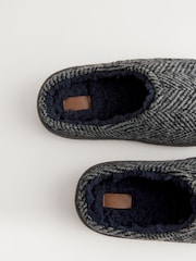 Grey Herringbone Mules Slippers - Image 6 of 6