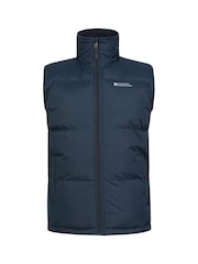 Mountain Warehouse Blue Mens Rock Padded Gilet - Image 1 of 5