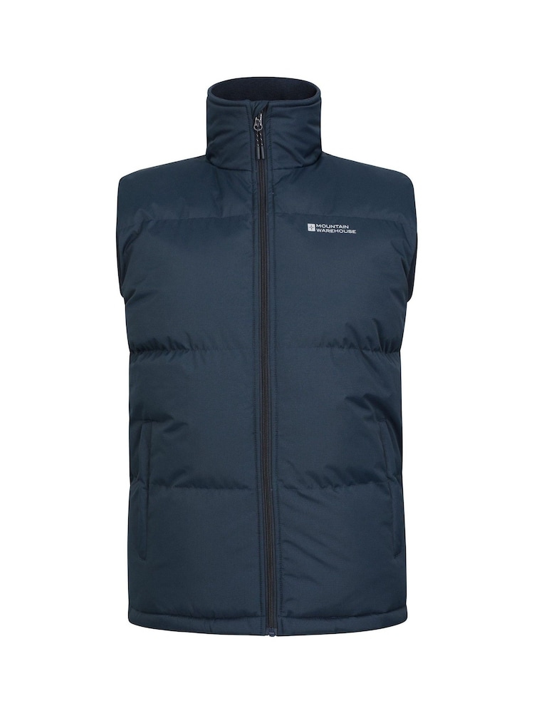 Mountain Warehouse Blue Mens Rock Padded Gilet - Image 1 of 5