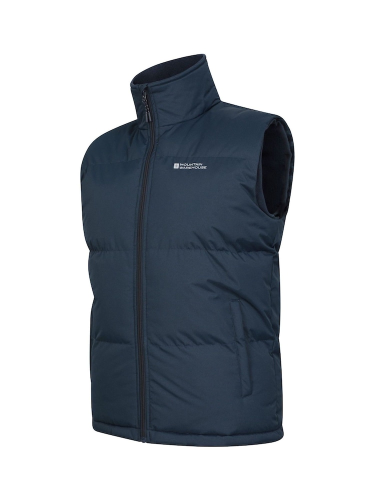 Mountain Warehouse Blue Mens Rock Padded Gilet - Image 4 of 5