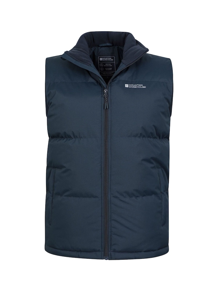 Mountain Warehouse Blue Mens Rock Padded Gilet - Image 5 of 5