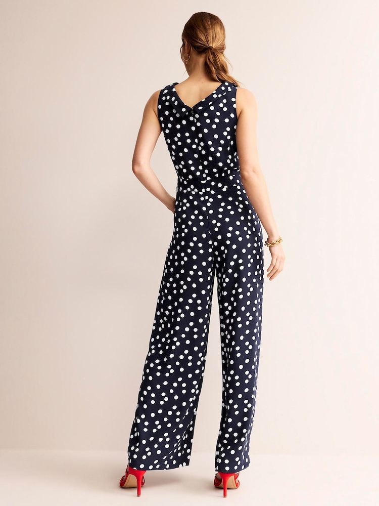 Boden Blue Clarissa Jumpsuit - Image 4 of 5