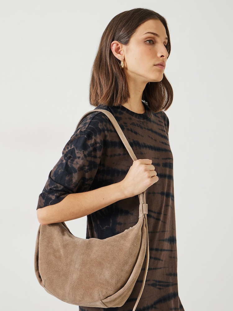 Hush Brown Lydia Scoop Cross-Body Bag - Image 1 of 4