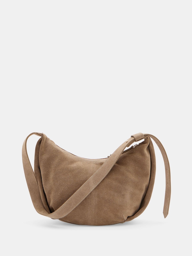 Hush Brown Lydia Scoop Cross-Body Bag - Image 2 of 4