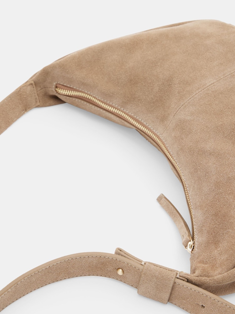 Hush Brown Lydia Scoop Cross-Body Bag - Image 4 of 4