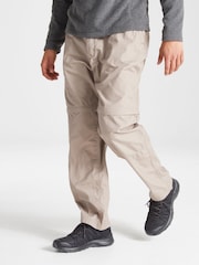 Pantalones crema con diseño convertible Kiwi de Craghoppers - Imagen 1 de 4