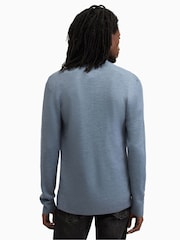 AllSaints Blue Mode Merino Open Cardigan - Image 5 of 6
