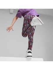 Puma x TROLLS Black Kids Girls Leggings - Image 3 of 5