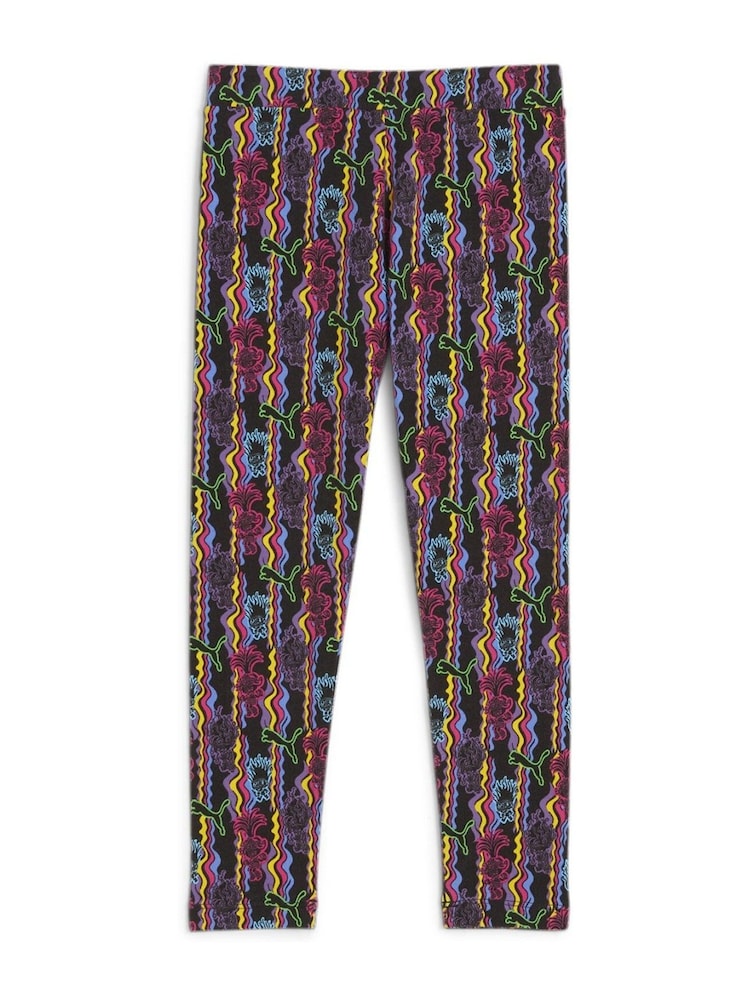 Puma x TROLLS Black Kids Girls Leggings - Image 5 of 5