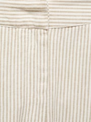 Mango Cream Striped Linen Suit Pants - Image 6 of 6