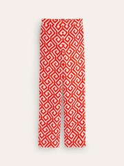 Boden Red Hampstead 100% Cotton Trousers - Image 6 of 6