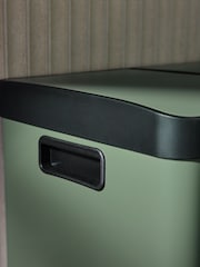 MADE.COM Green 2 Section 60 Litre Recycling and Waste Colter Bin - Image 5 of 6