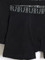 שחור - River Island מארז של 5 זוגות תחתוני בוקסר בצביעת מלאנז', בנים, %100 כותנה - תמונה 2 מתוך 3