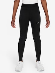 Nike Black Girls Pro Dri-FIT Therma FIT Leggings - Image 1 of 4