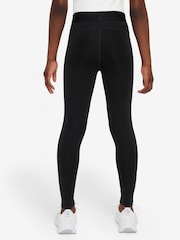 Nike Black Girls Pro Dri-FIT Therma FIT Leggings - Image 2 of 4