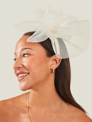Accessorize Natural Mini Mia Crin Fascinator - Image 4 of 4