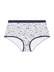 Yours Curve Blue YOURS 5 PACK Curve Black & Pink Floral Print Full Briefs - Image 5 of 5