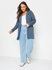 Yours Curve Blue Pocket Blazer - Image 2 of 4