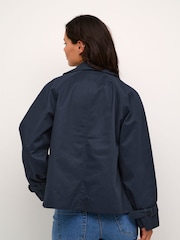 Kaffe Blue Elise Short Jacket - Image 2 of 6