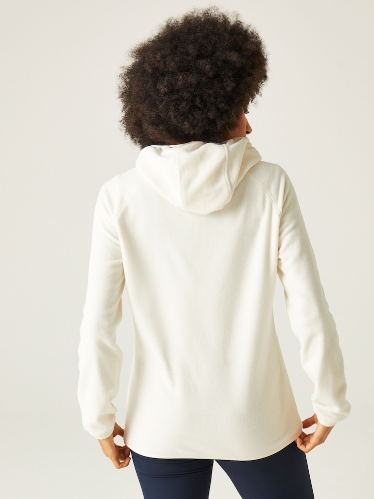 Regatta Cream Warriewood Half Zip Hooded Fleece - Image 2 of 9