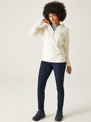 Regatta Cream Warriewood Half Zip Hooded Fleece - Image 3 of 9
