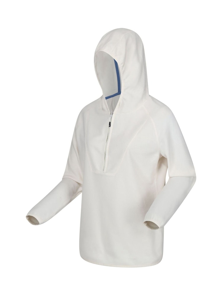 Regatta Cream Warriewood Half Zip Hooded Fleece - Image 9 of 9