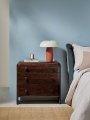 MADE.COM Brown Payton Mango Wood 3 Drawer Chest of Drawers - Image 1 of 6