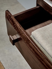MADE.COM Brown Payton Mango Wood 3 Drawer Chest of Drawers - Image 2 of 6