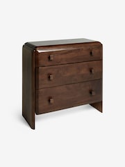 MADE.COM Brown Payton Mango Wood 3 Drawer Chest of Drawers - Image 5 of 6