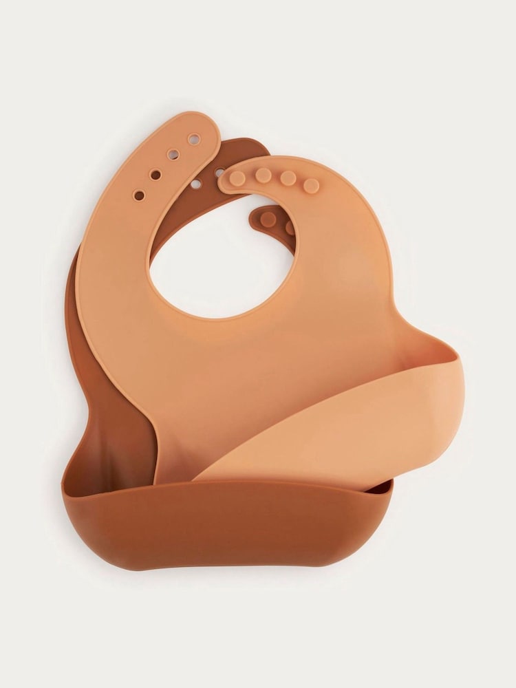 KIDLY Silicone Bibs 2 Pack - Image 1 of 4 KIDLY Silicone Bibs 2 Pack - Image 1 of 4