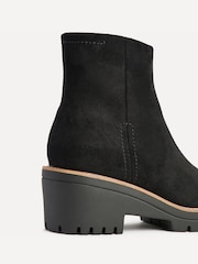 Linzi Black Rival Wedge Heel Ankle Boots - Image 5 of 5