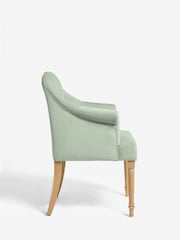 Laura Ashley Annaly Velvet Fern Green Ropsley Dining Chair - Image 5 of 7