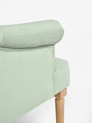 Laura Ashley Annaly Velvet Fern Green Ropsley Dining Chair - Image 7 of 7