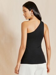 Albaray One Shoulder Black Top - Image 2 of 5