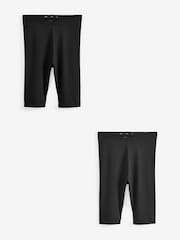 Zwart - Set van 2 fietsshorts - Image 4 of 5