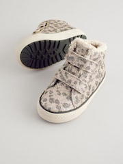 Animal Shimmer Wide Fit (G) High Top Trainers - Image 4 of 7