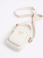 River Island Cream Girls Nylon Festival Bag - Image 1 of 4