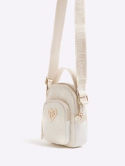 River Island Cream Girls Nylon Festival Bag - Image 3 of 4
