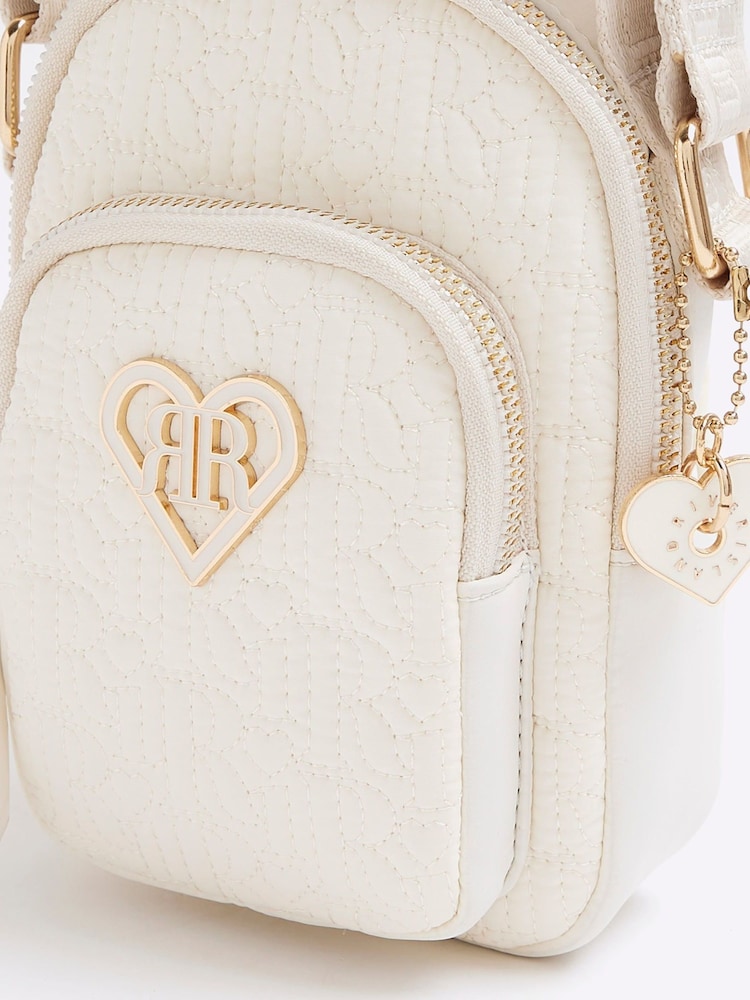 River Island Cream Girls Nylon Festival Bag - Image 4 of 4