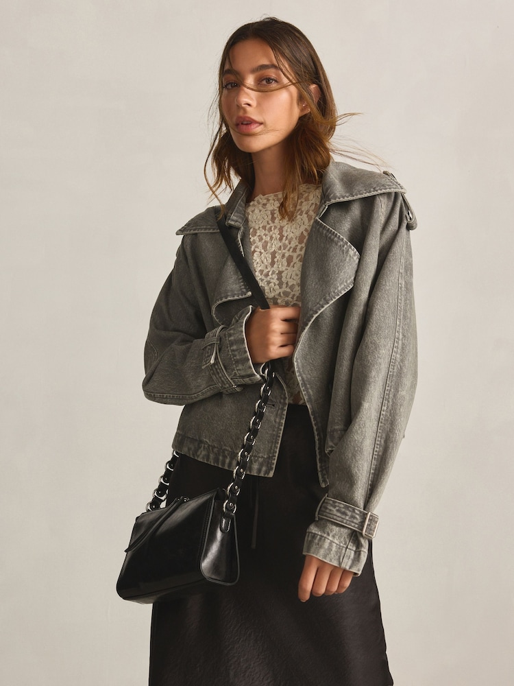 Black Utility Cross-Body Bag - Image 1 of 10 Black Utility Cross-Body Bag - Image 1 of 10