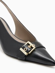 AllSaints Black Slingback Selina Heels - Image 5 of 7