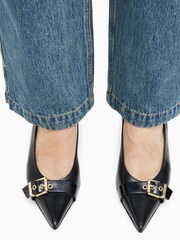 AllSaints Black Slingback Selina Heels - Image 7 of 7
