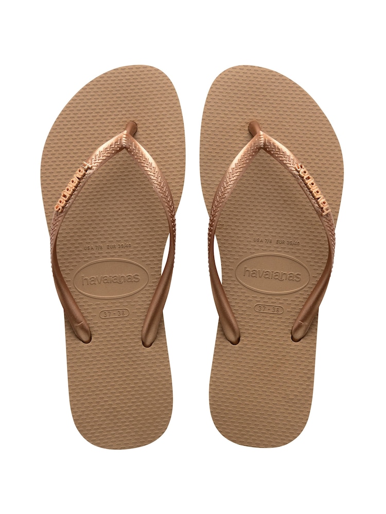 zlata (barva); zlato - Ozke japonke kovinske barve z logom Havaianas - Slika 2 iz 8 zlata (barva); zlato - Ozke japonke kovinske barve z logom Havaianas - Slika 2 iz 8