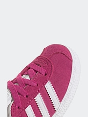 adidas Originals Dark Pink Gazelle Trainers - Image 5 of 9
