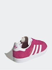 adidas Originals Dark Pink Gazelle Trainers - Image 8 of 9