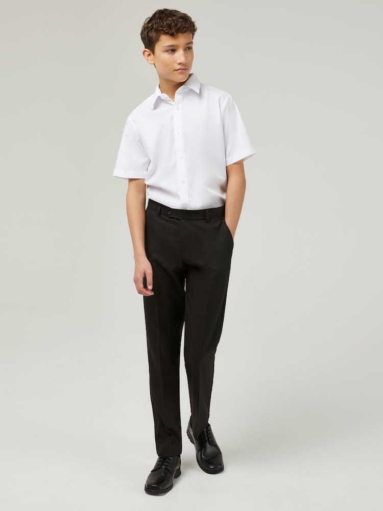 Trutex Senior Boys Slim Leg Charcoal School Trousers - Image 1 of 6 Trutex Senior Boys Slim Leg Charcoal School Trousers - Image 1 of 6